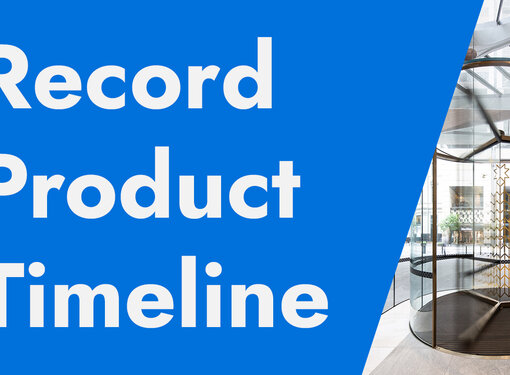 Record Product Timeline