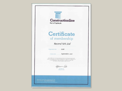 Constructionline Accreditation