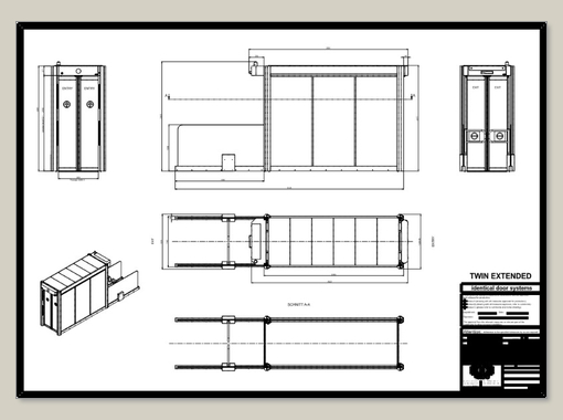 record FlipFlow Twin Extended - drawing