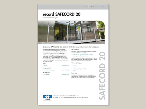 SAFECORD drawings page