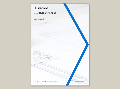 record K 32 ST / K 42 ST – User manual