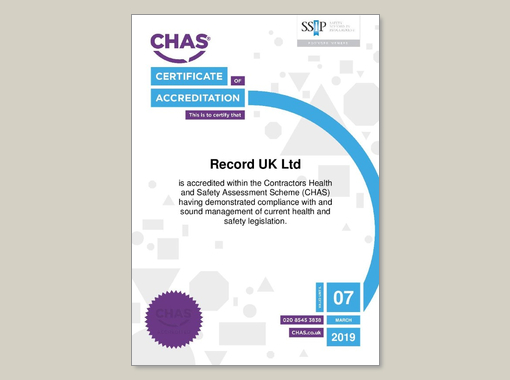 CHAS - Contractors Health and Safety Assessment Scheme