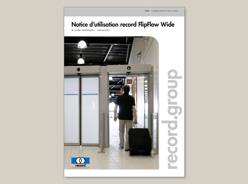 record FlipFlow WIDE – Notice d’utilisation 